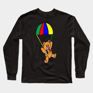 Parachute Teddy Bear Long Sleeve T-Shirt